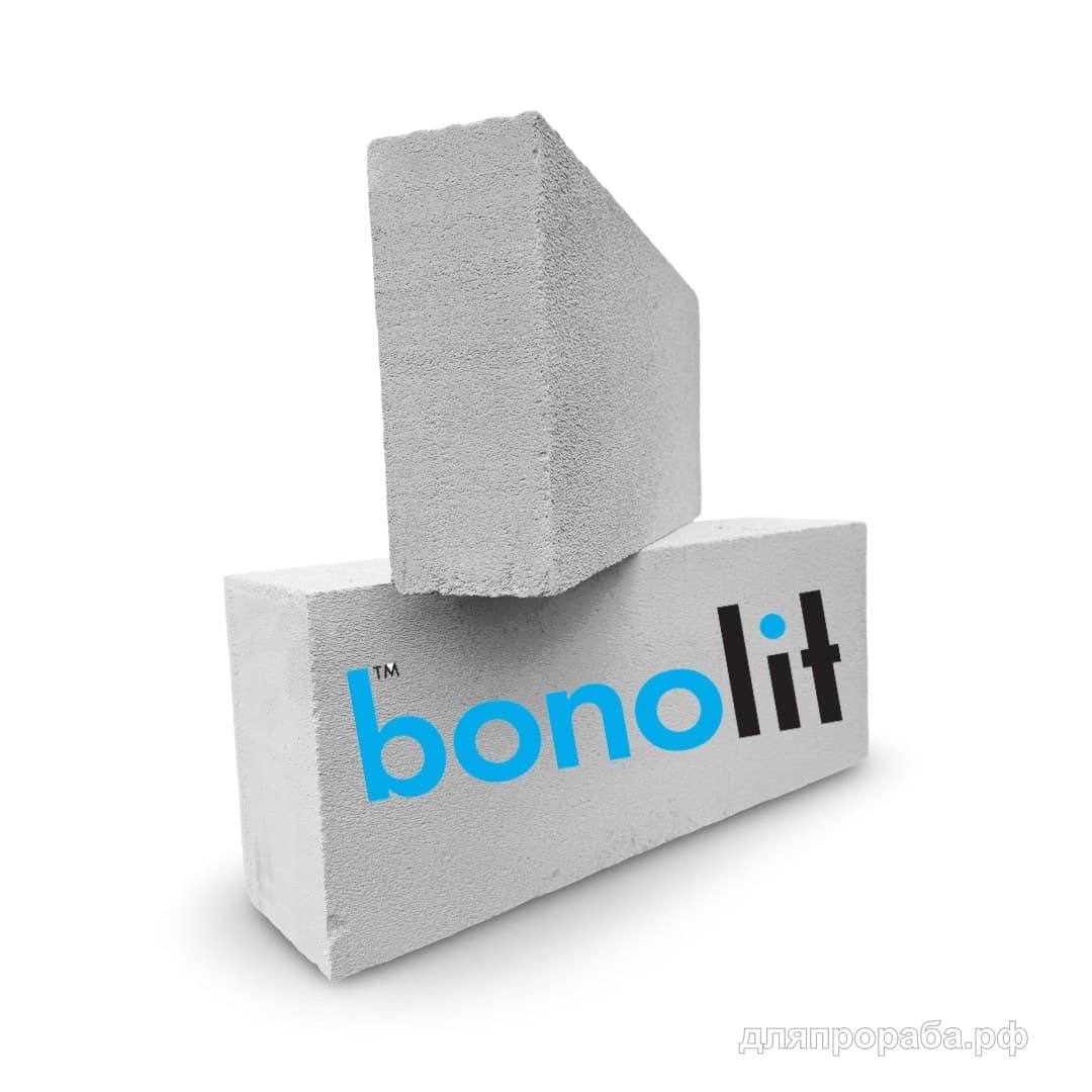 Газобетон Bonolit 75х250х600 мм D500
